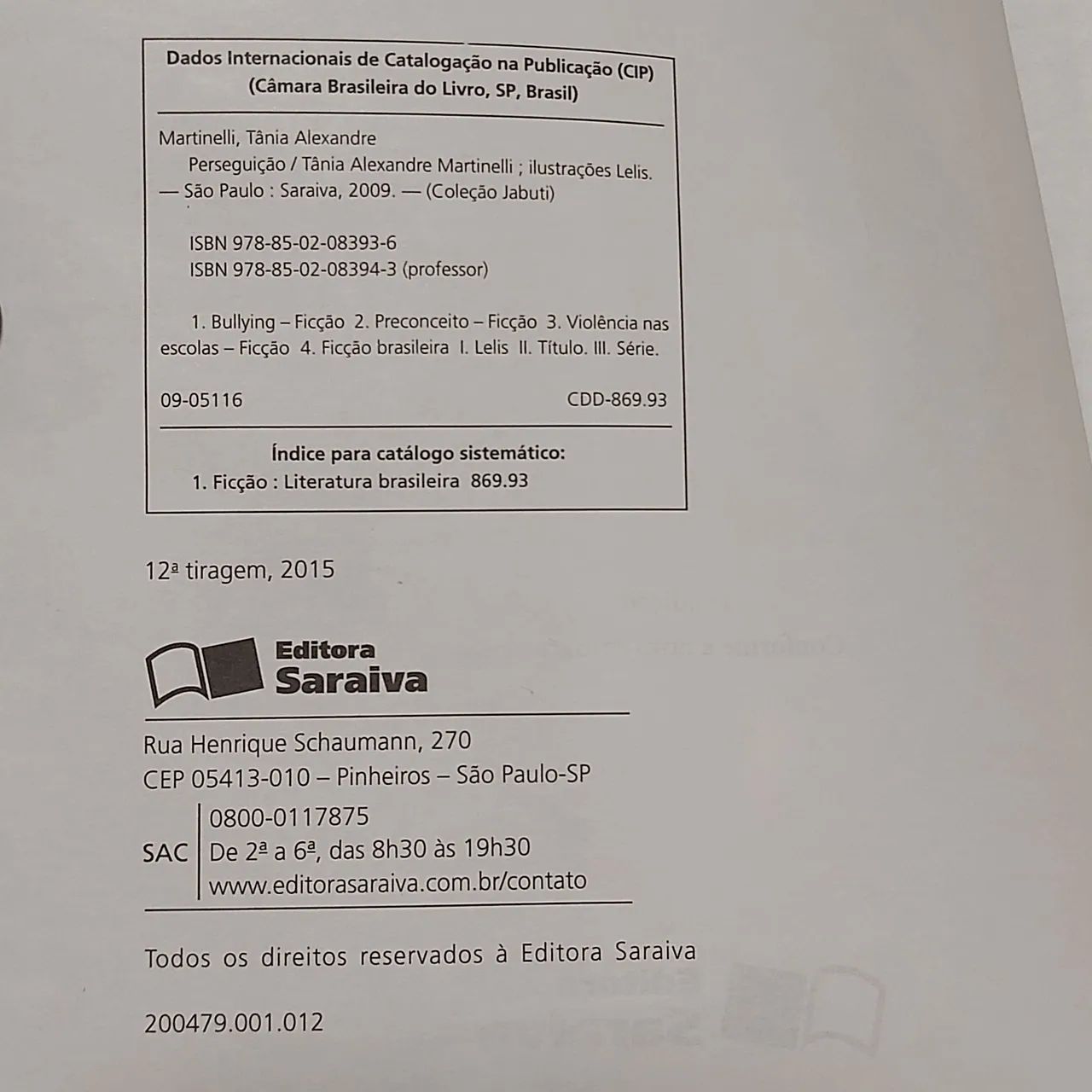 Livro Perseguição - Coleção A Buriti  - Foto 4