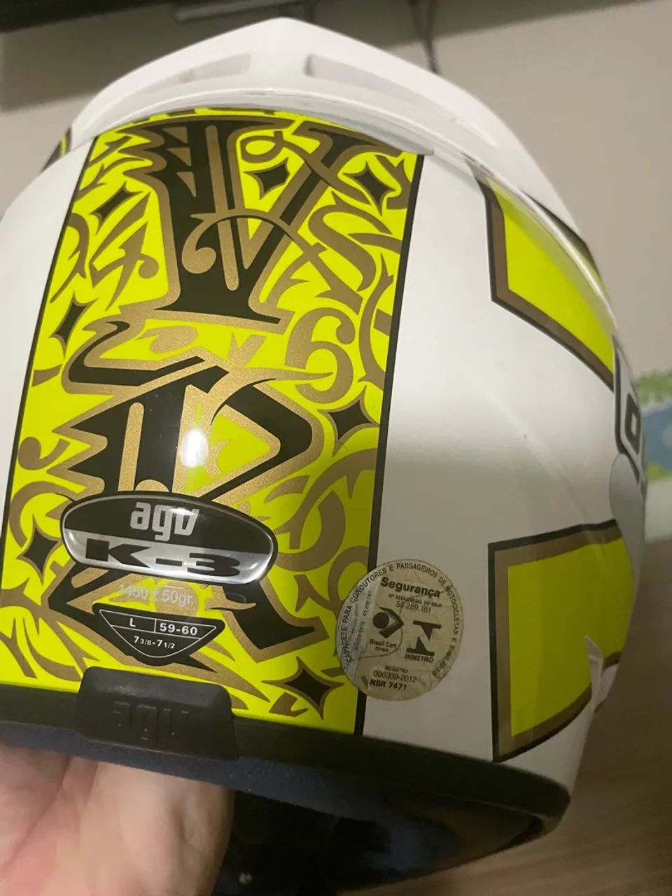 Capacete AGV- Tamanho 59-60 zero  - Foto 2
