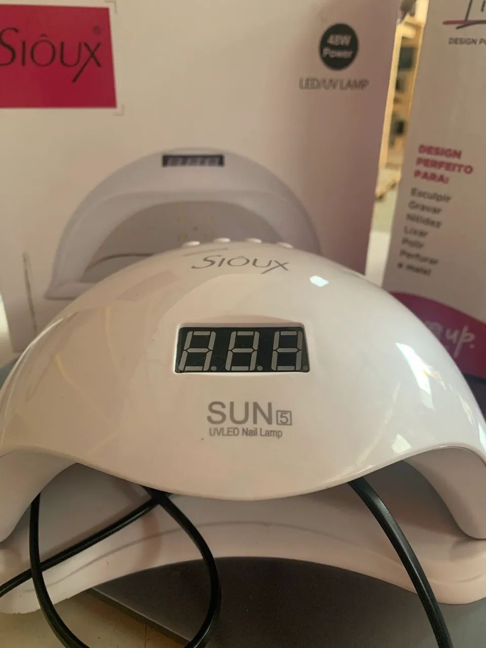 Cabine para unhas Nova + lixa elétrica Nova  - Foto 2