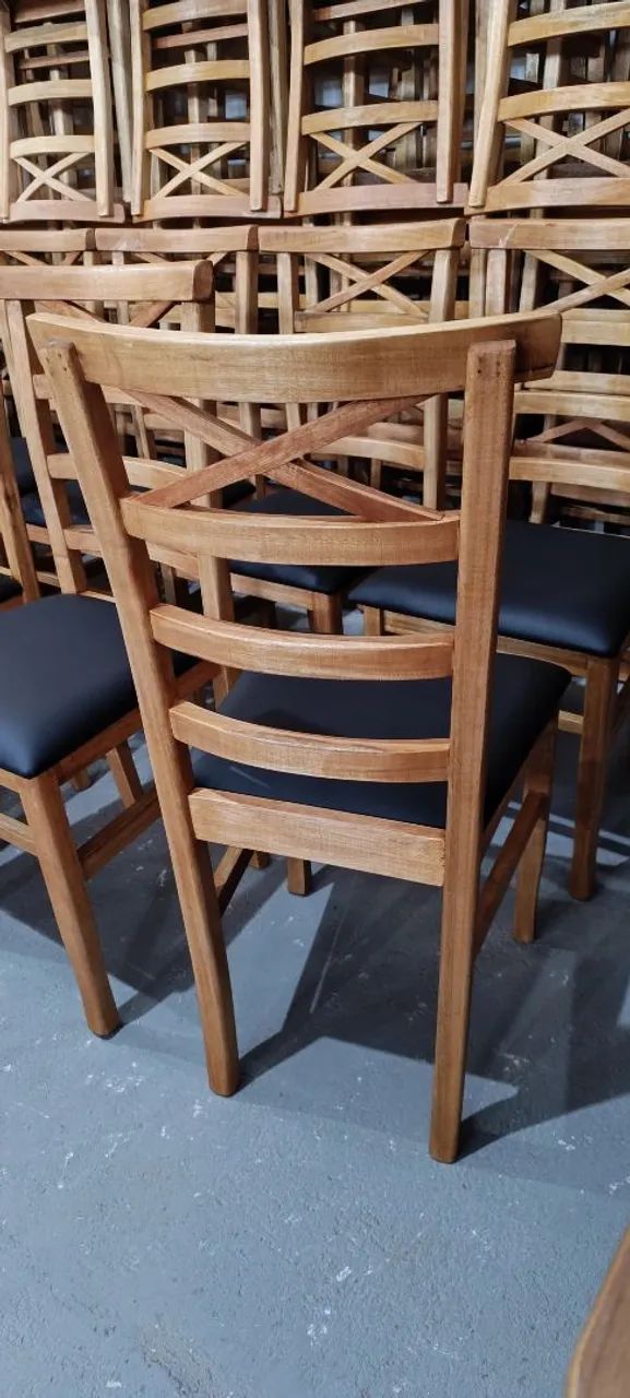 Cadeiras estofadas eucalipto branco $ 249,00 no Pix . Novas e a pronta entrega  - Foto 3