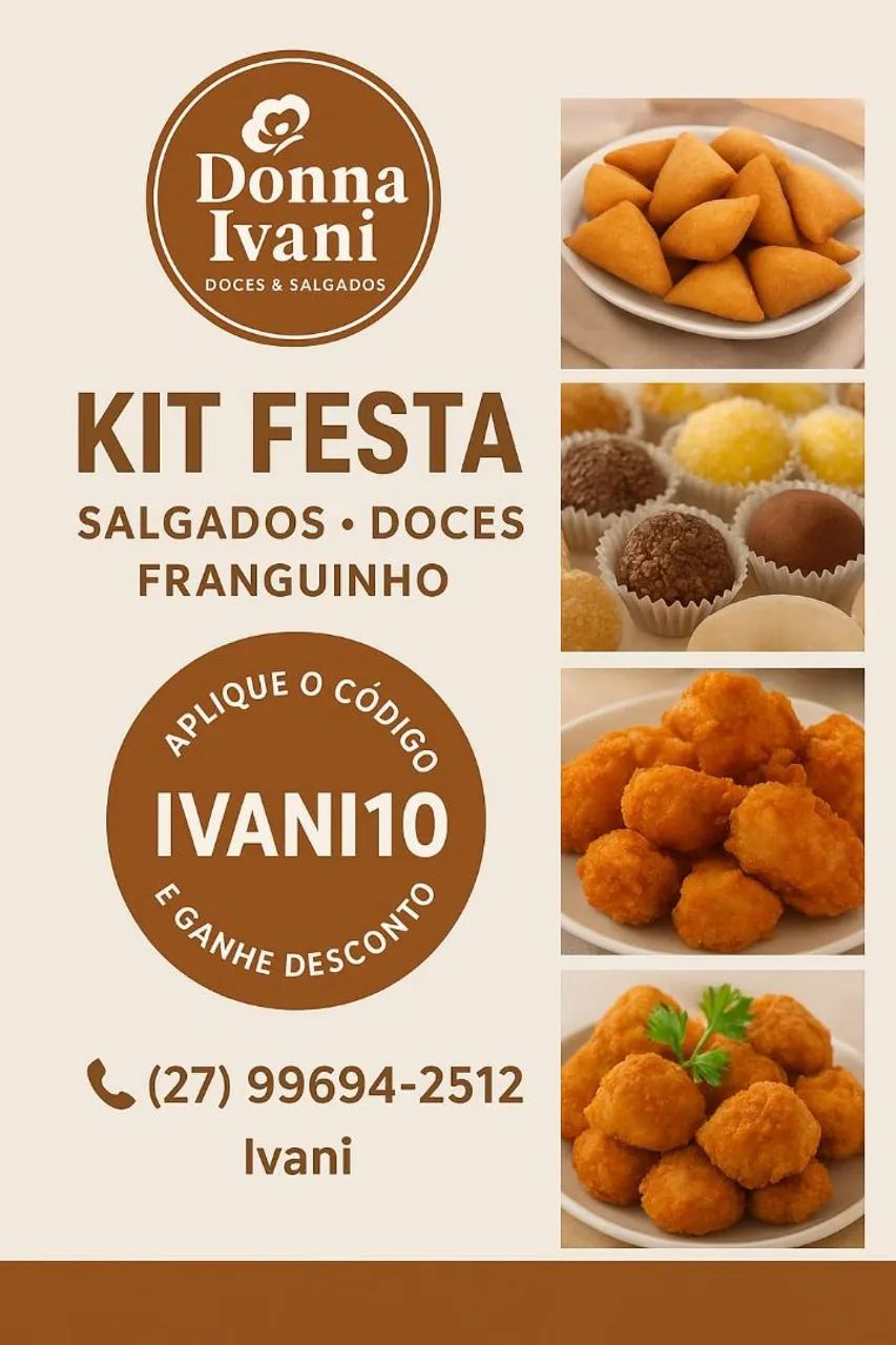 Kit Festa - Doces e Salgados