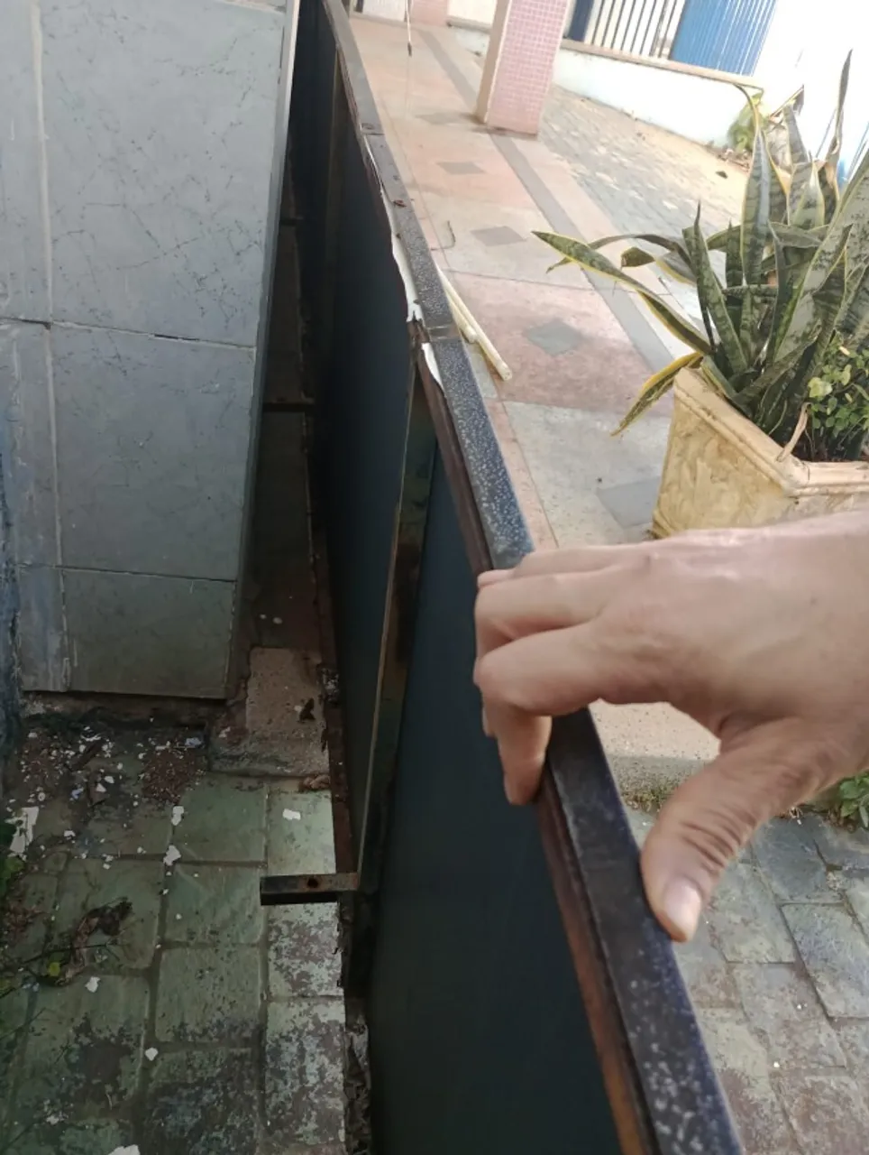 ESTRUTURA PARA FACHADA EXTERNA 7,48X0,82 metros