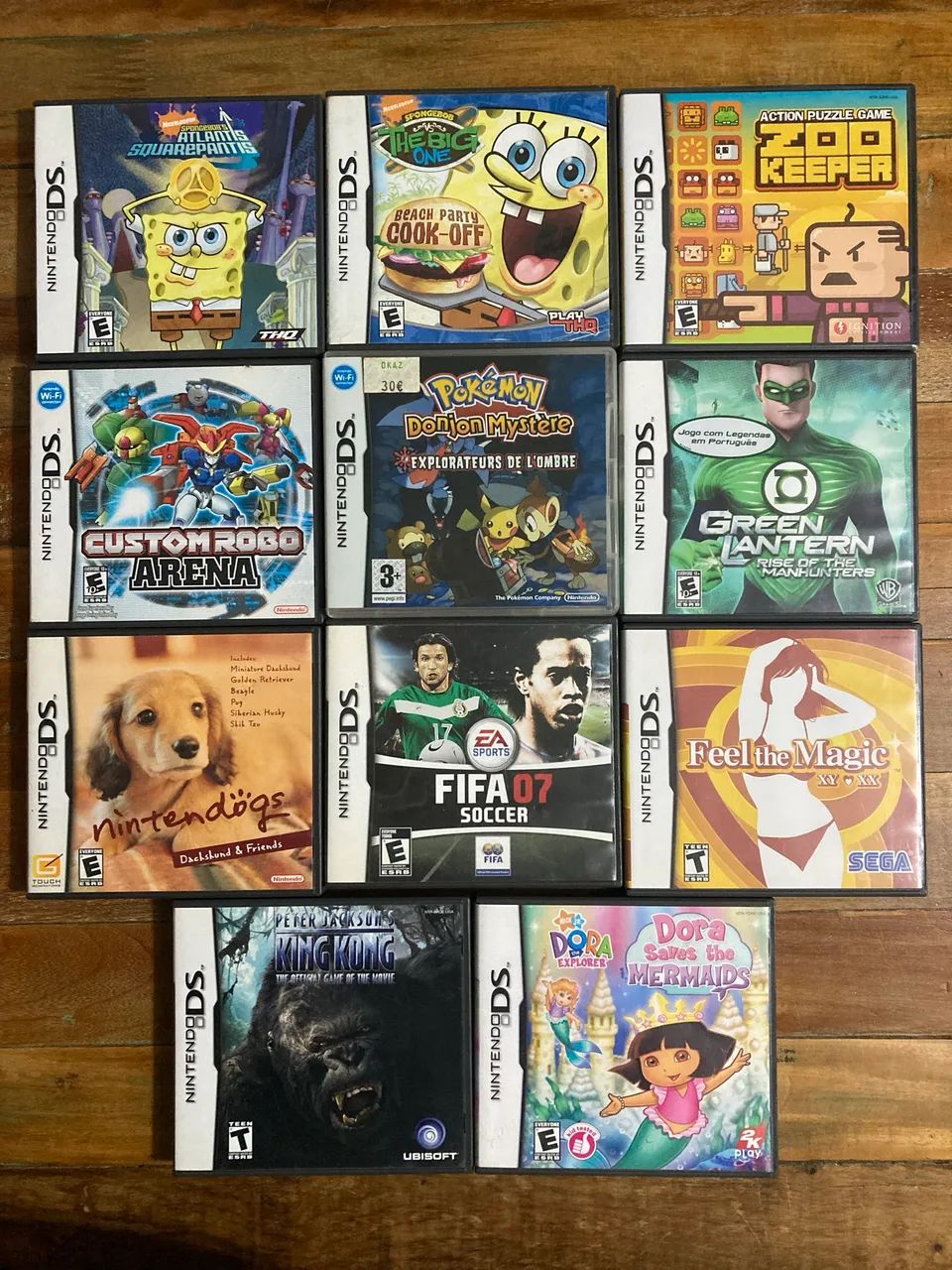Jogos originais Nintendo DS com caixa e manual. Valores na descrição. (Envio OLX PAY)