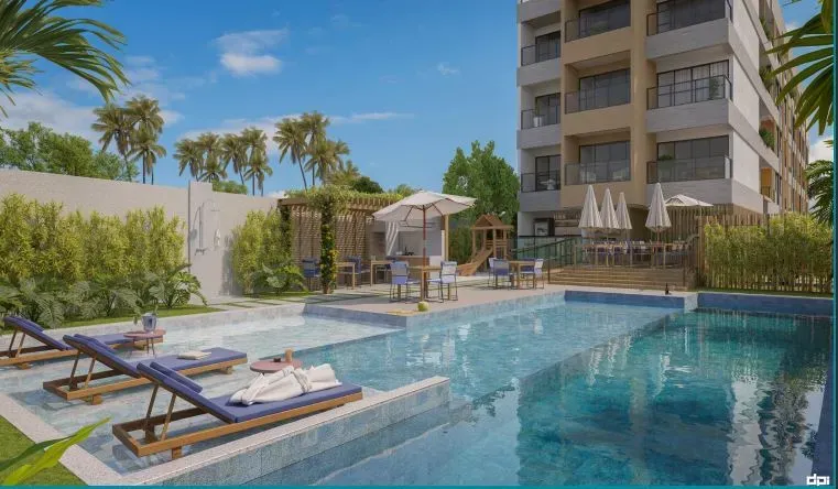 PRAIA DE TAMANDARÉ - Apartamento com 20 m² sendo 1 quarto, hidromassagem, 1 wc social e 1 