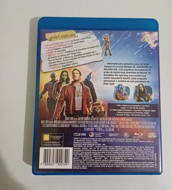 2 Blu-ray Edição Colecionador Marvel  - Foto 5