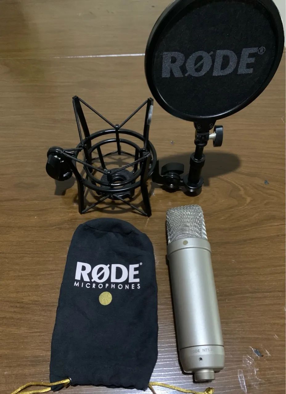Microfone RODE NT1-A + Acessórios