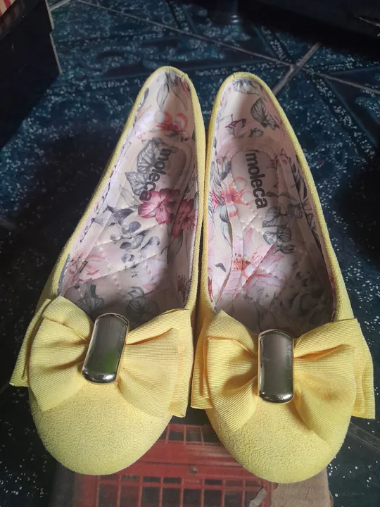 Sapatilhas Moleca - Amarelo