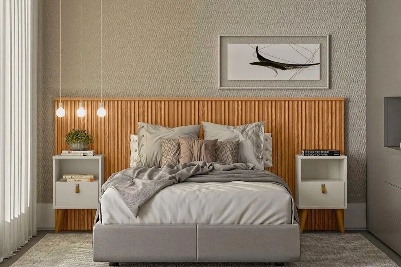 Cabeceira Ripada Laranjeira - Pronta Entrega 