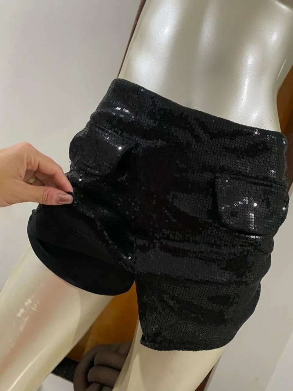 Short paetê - Foto 2