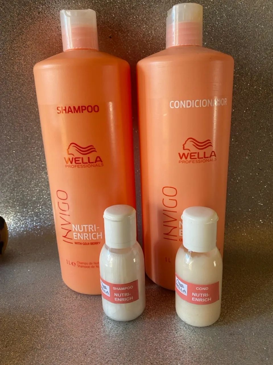 Kit shampoo e condicionador 60mlx2