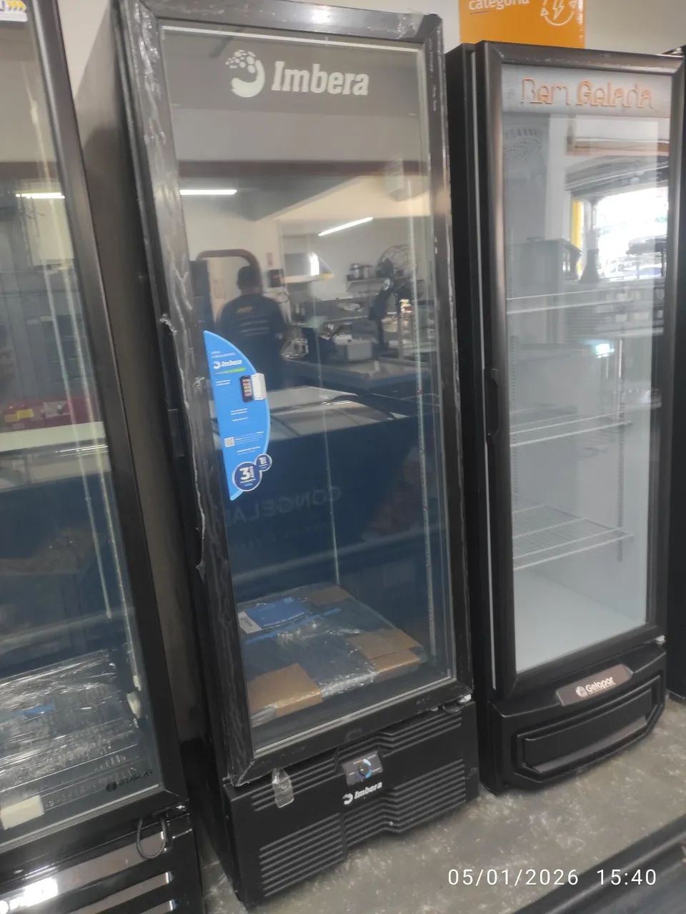 Bh Freezer vertical Imbera para congelados 