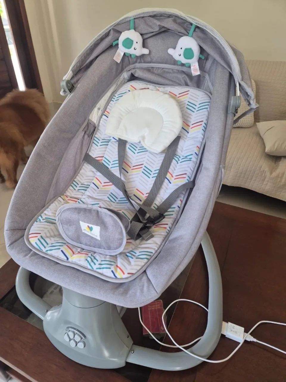 Cadeira de balanço para bebê automática  - Foto 3