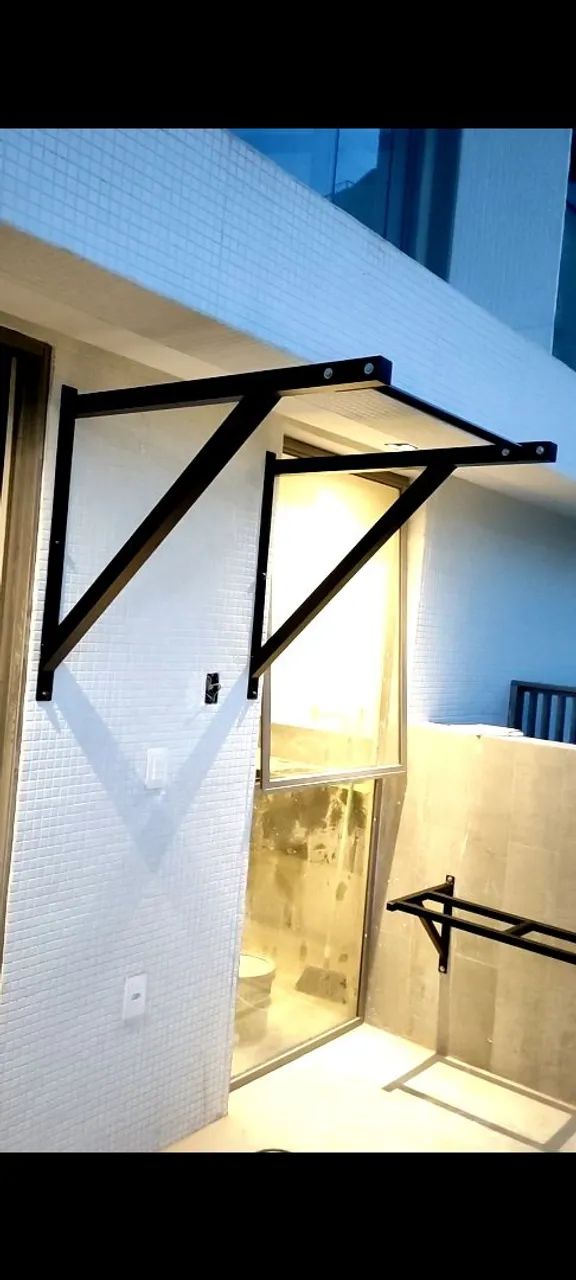 Barra fixa robusta de 1 metro