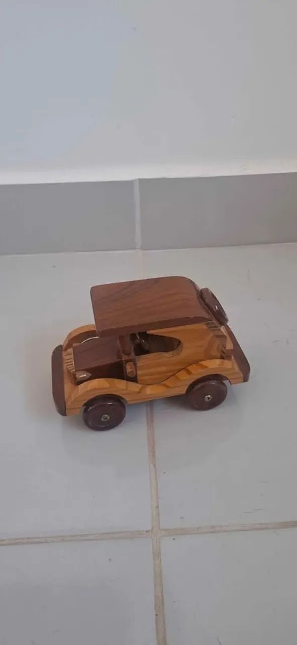 URGENTE PRA HOJE CARRINHO DE MADEIRA ARTESANAL - Foto 4