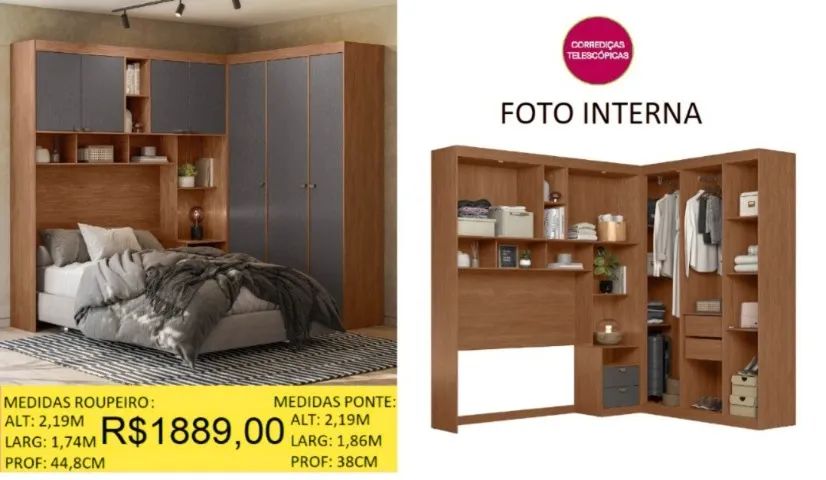 QUARTO CASAL A PRONTA-ENTREGA  - Foto 2