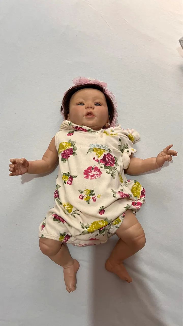 Boneca Bebê Reborn modelo Kylin - Foto 4