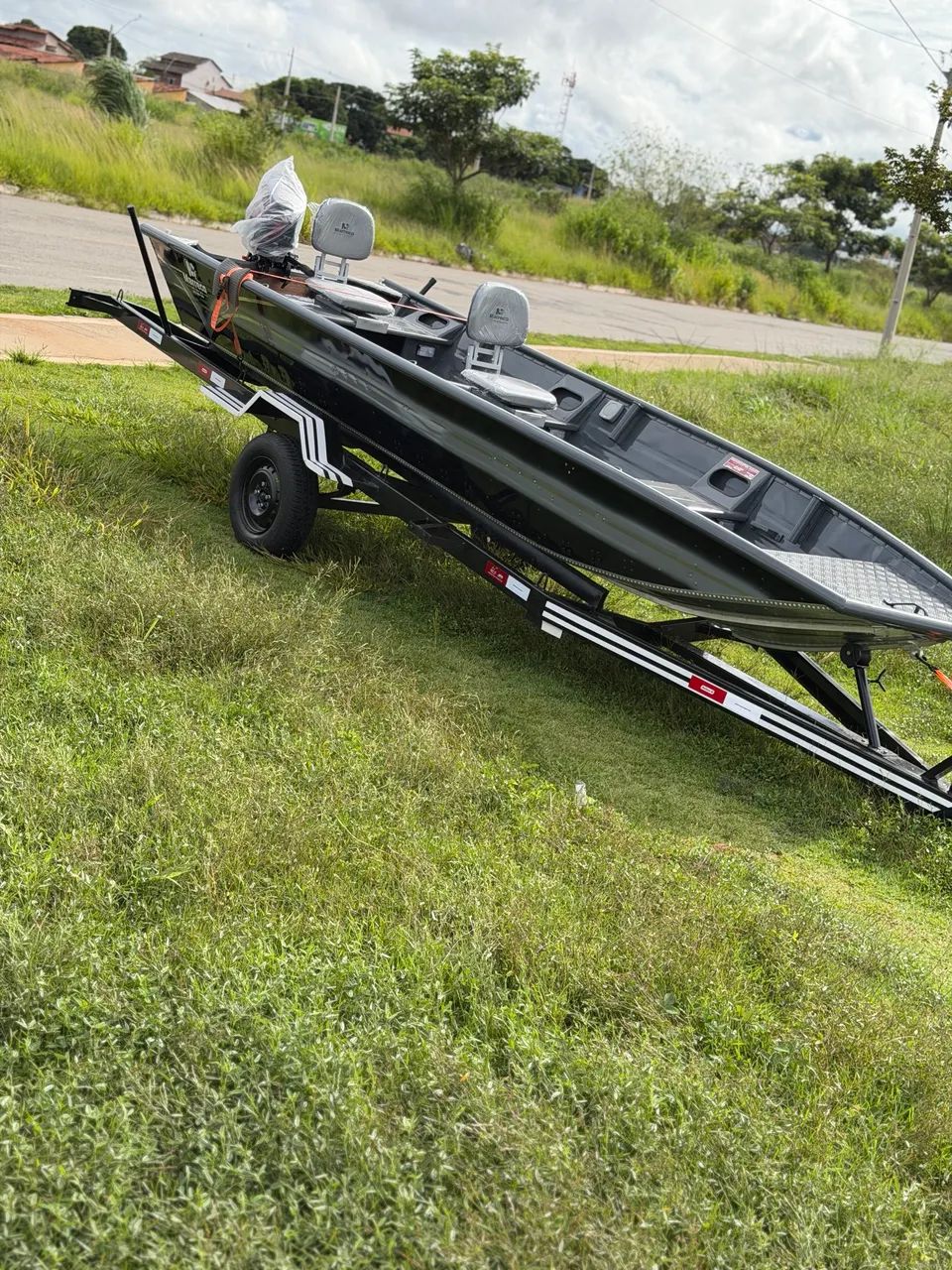 Canoa marreco luxo  e carreta kit promoção  - Foto 3