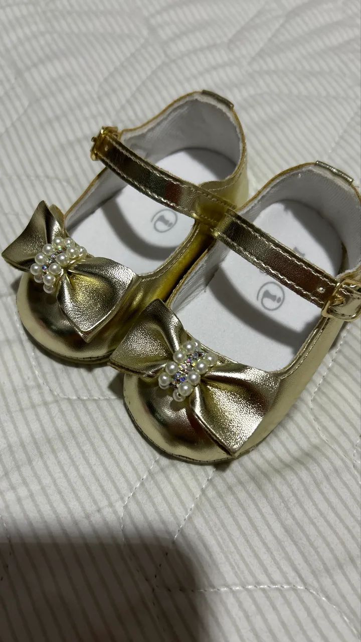 Sapatinhos de Bebê Menina | Kit com 3 pares  - Foto 3