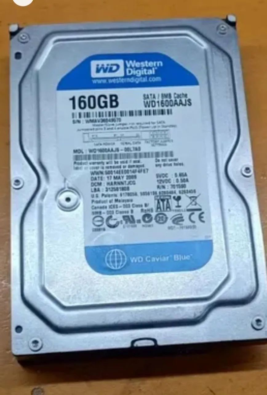 HD Notebook Sata 160 GB 