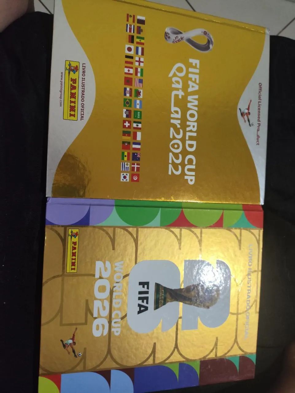 2 Álbuns da Copa do Mundo Panini 2022 e 2026 - Completos - Foto 2