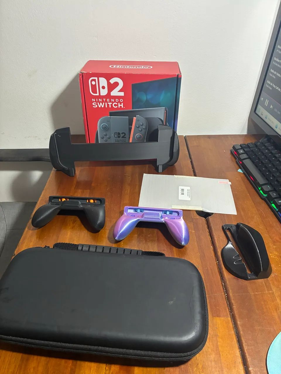 Nintendo Switch 2/ com acessórios  - Foto 4