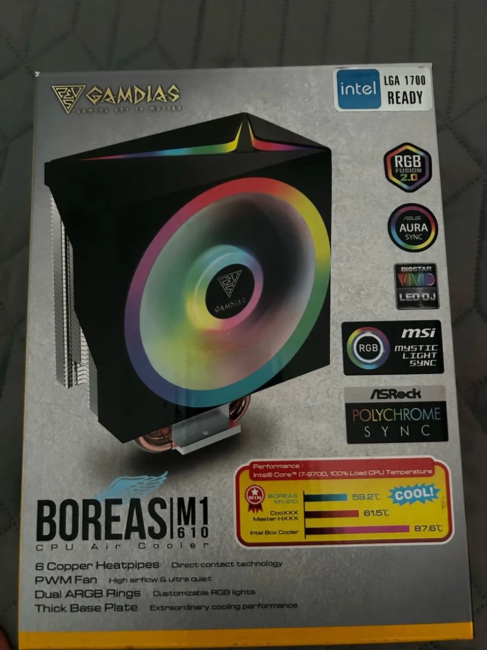 Air cooler pra cpu gamdias m1  - Foto 5