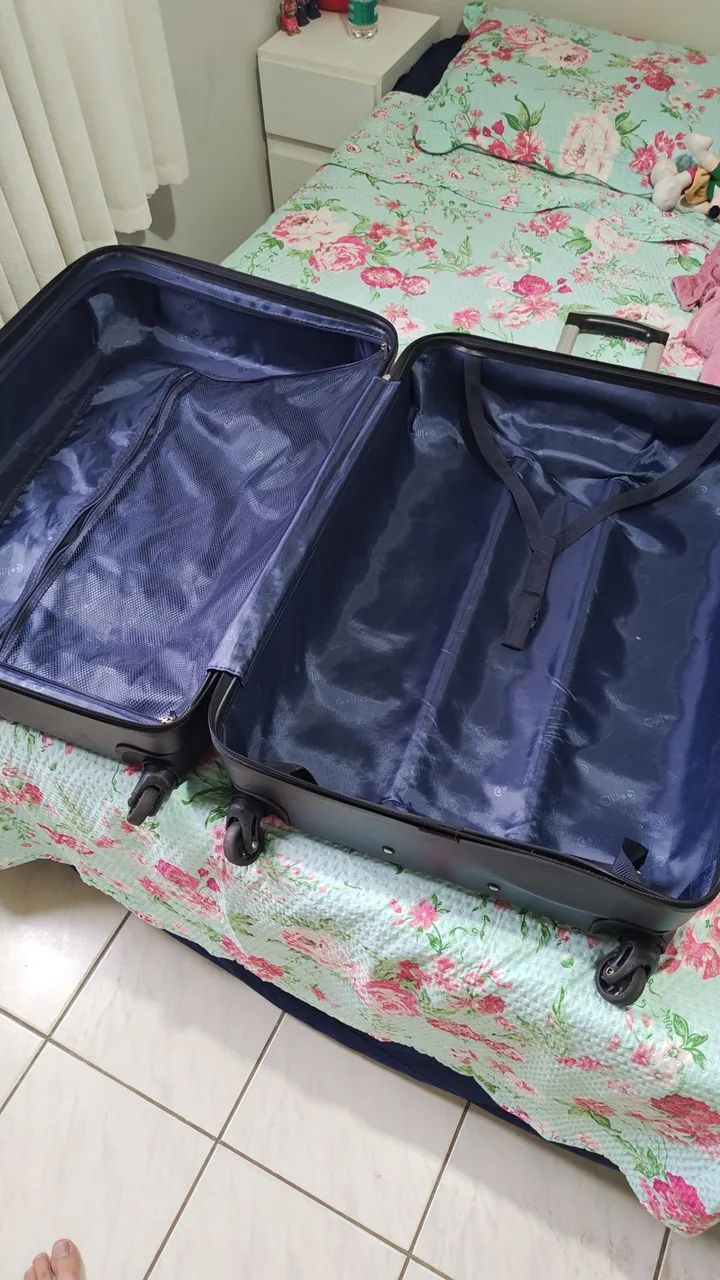 Mala de viagem rígida tamanho g marca coolife - Foto 3