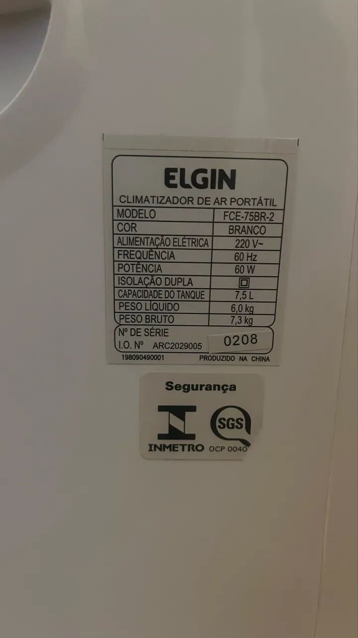 Climatizador Elgin 7,5L - Foto 4