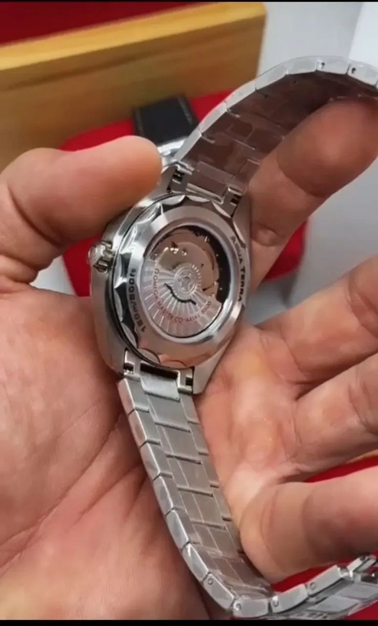 Relógio Estilo Omega Seamaster Aqua Terra Automático - Foto 4