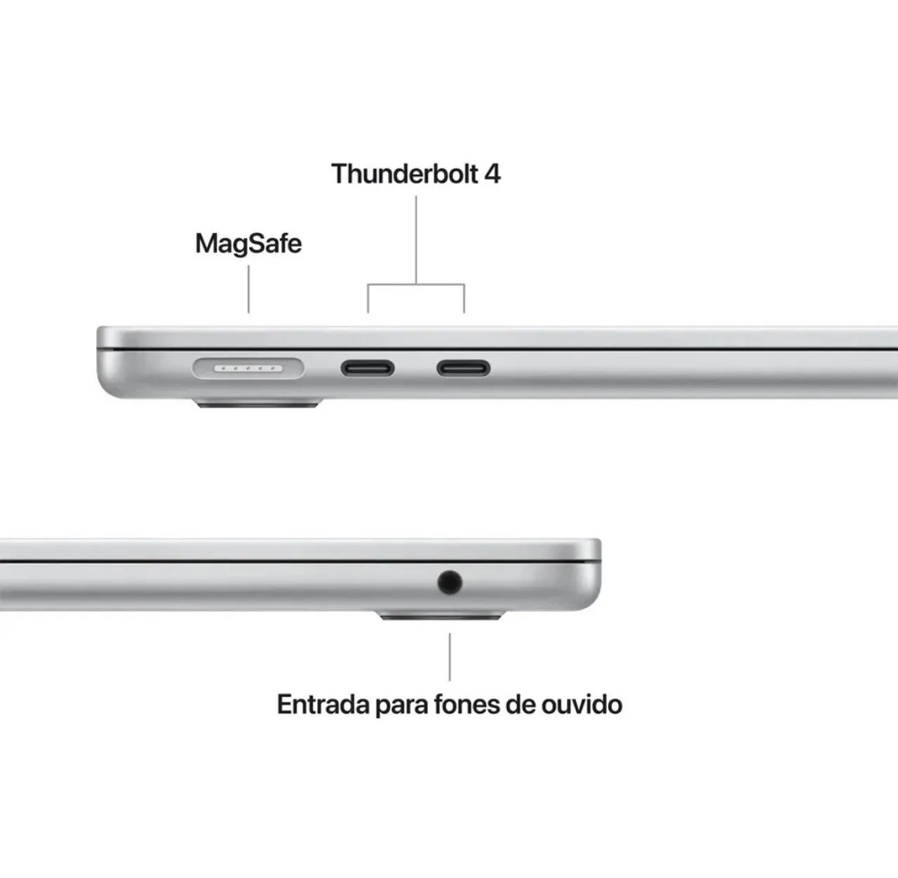 MacBook Air 13 polegadas M5 de 16 núcleos, 512GB - Prateado NOVO LACRADO - Foto 2