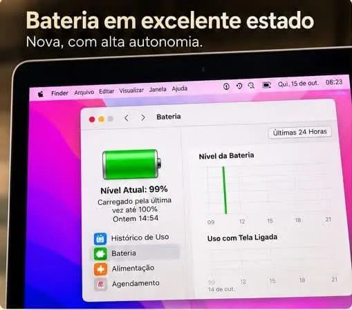 MacBook Pro Apple 2015 - 16 GB de RAM e 512 GB de armazenamento - Foto 5