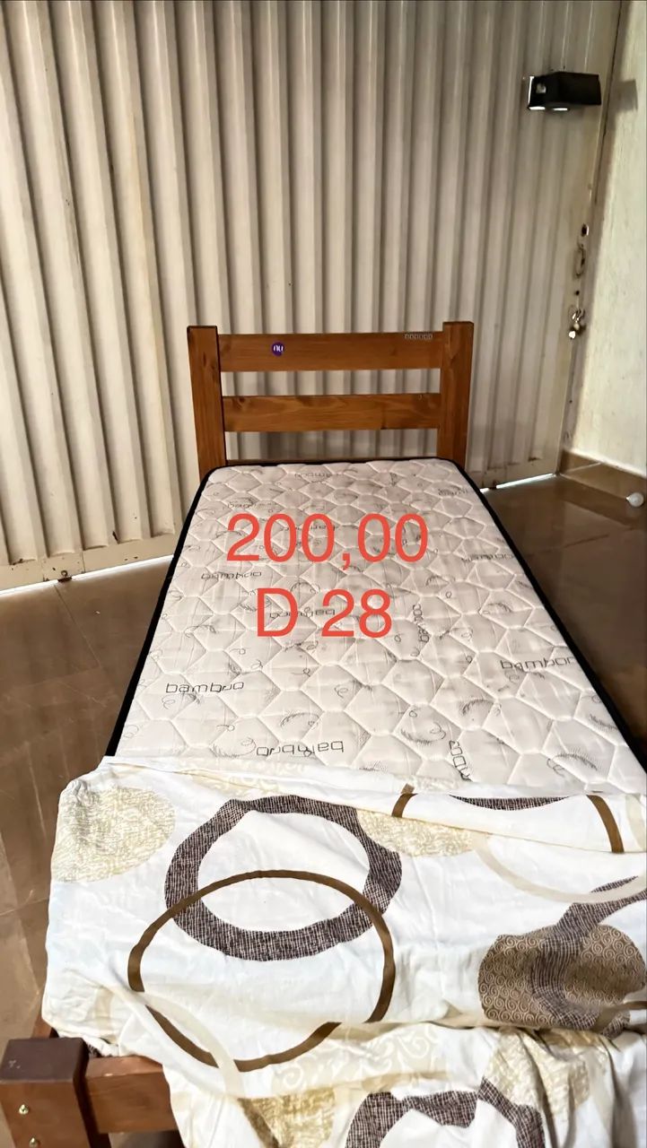 Cama de solteiro com colchão  - Foto 5