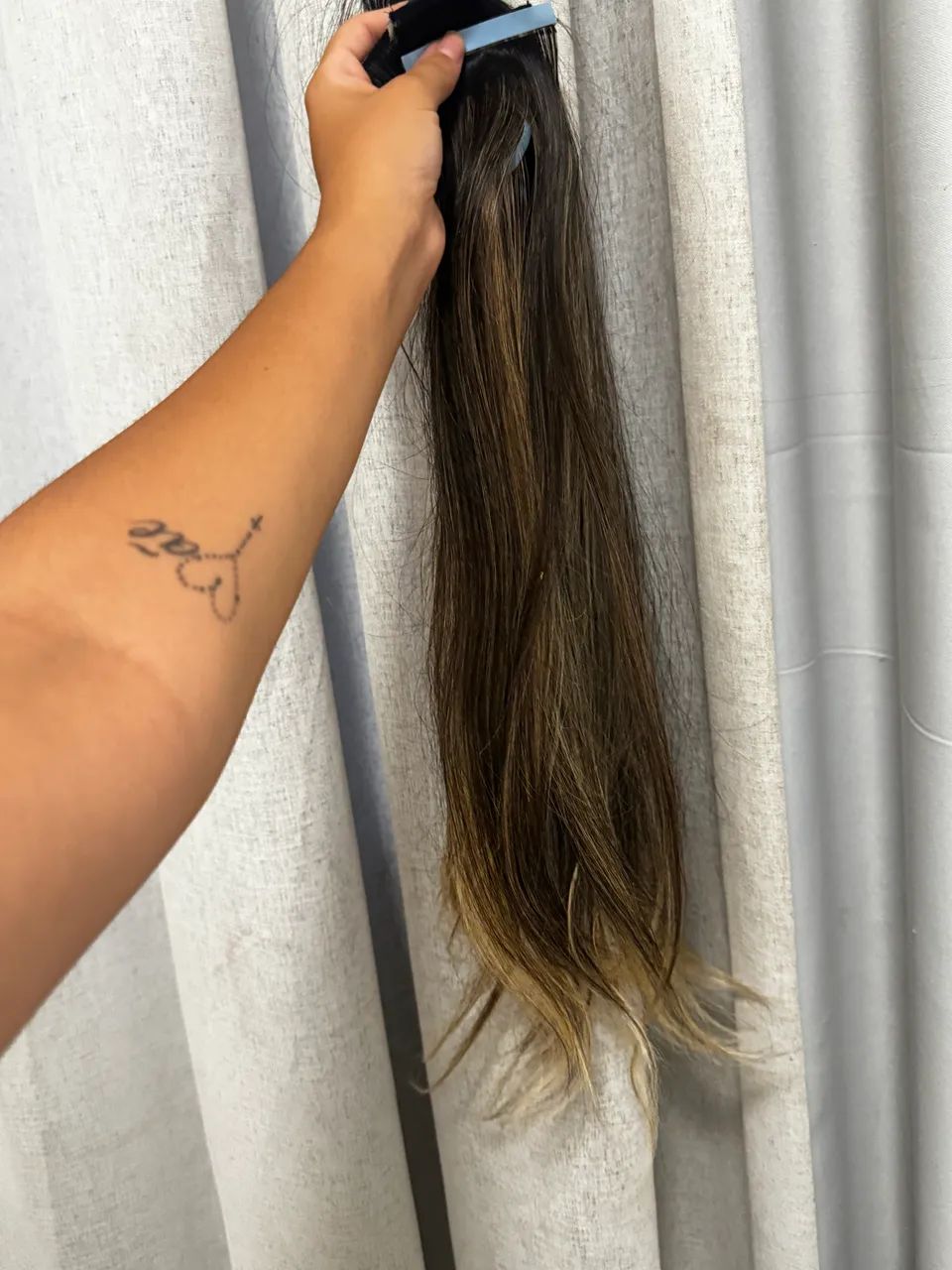 NUNCA USADO Mega Hair Cabelo Brasileiro do Sul - Foto 3