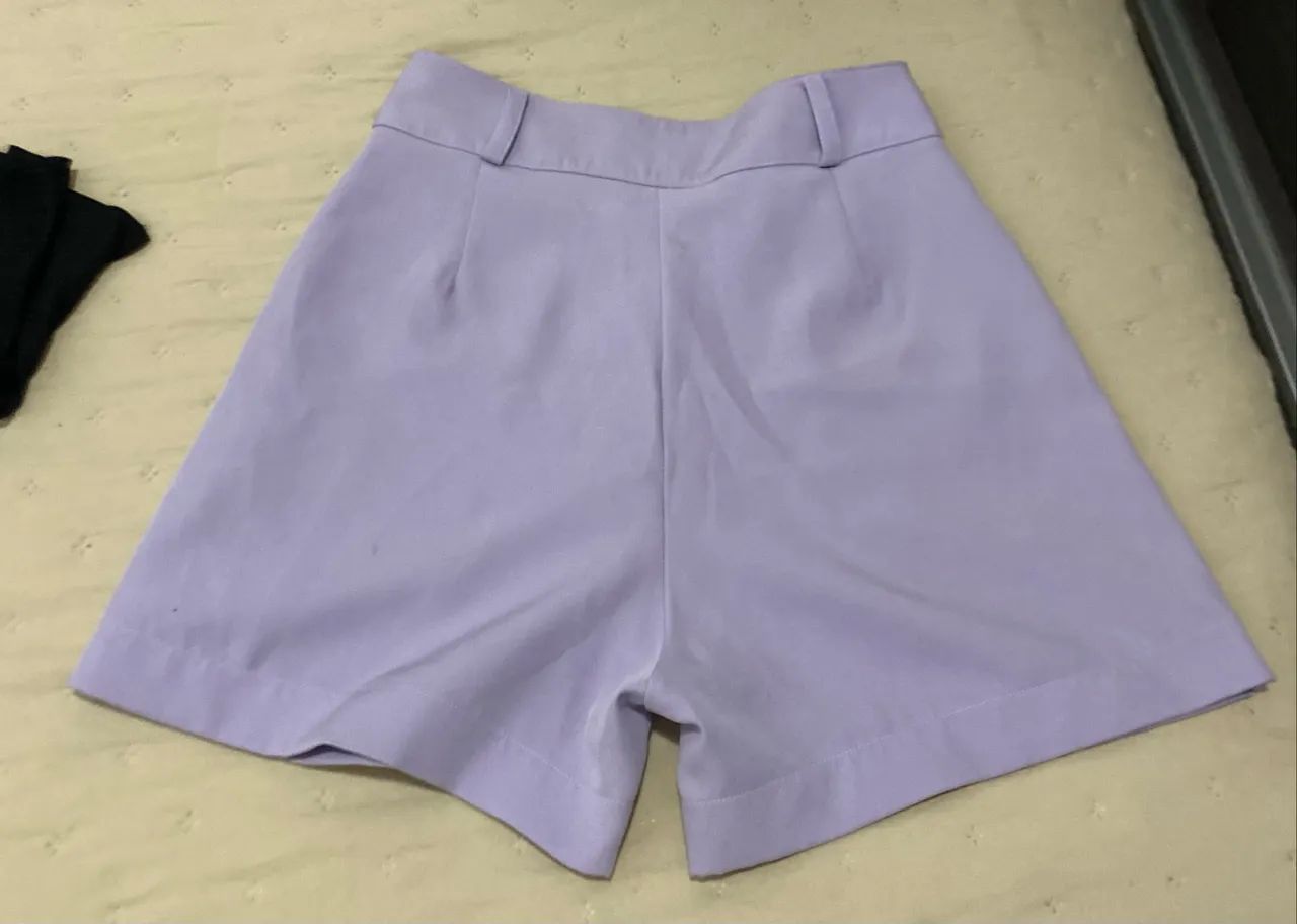 Short lilás - tamanho 38 - Foto 2
