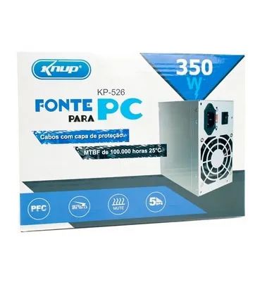 Fonte Para Pc Knup 350w 110/220v - Foto 2