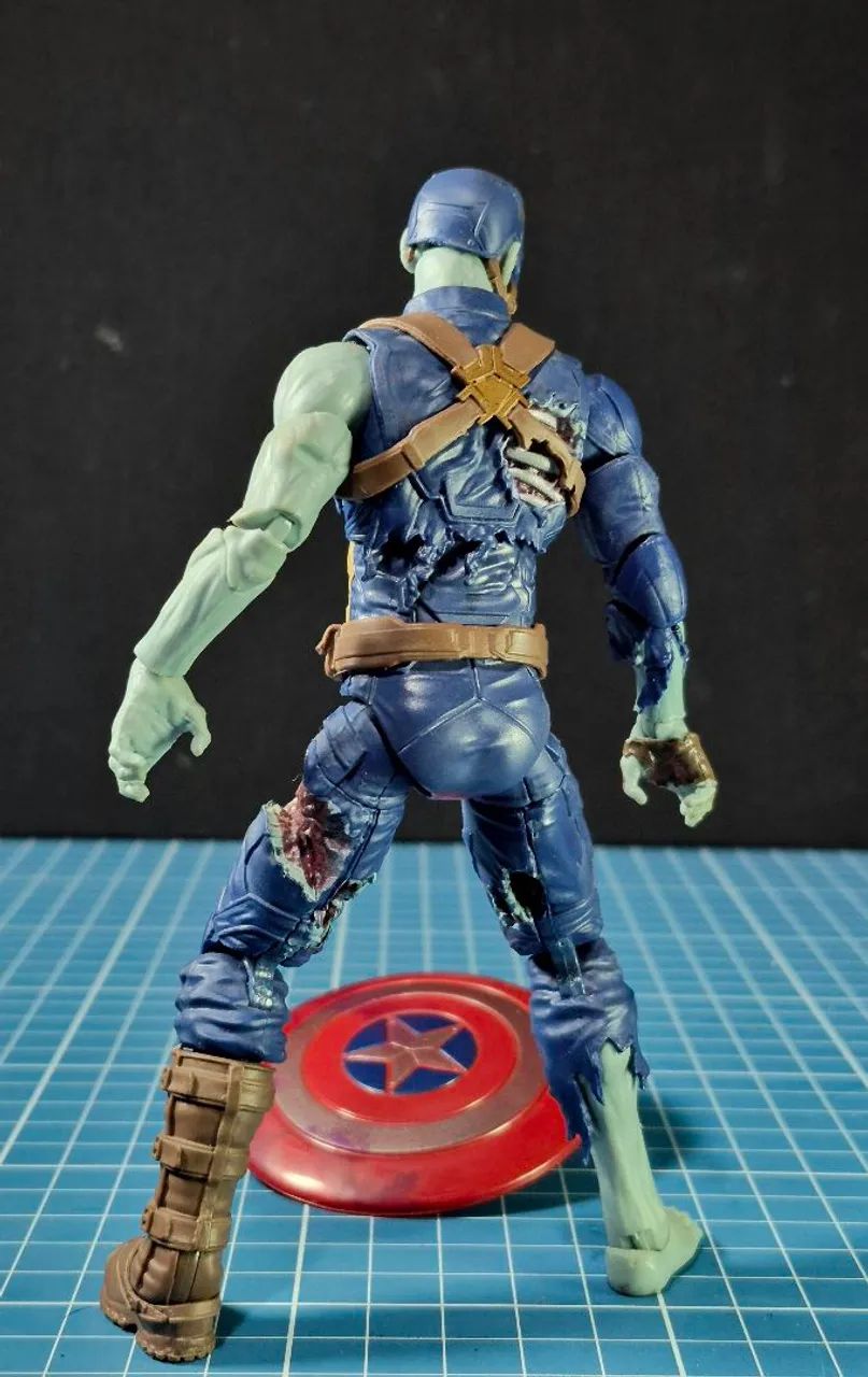 Capitao america zumbi - Marvel Legends - Foto 4