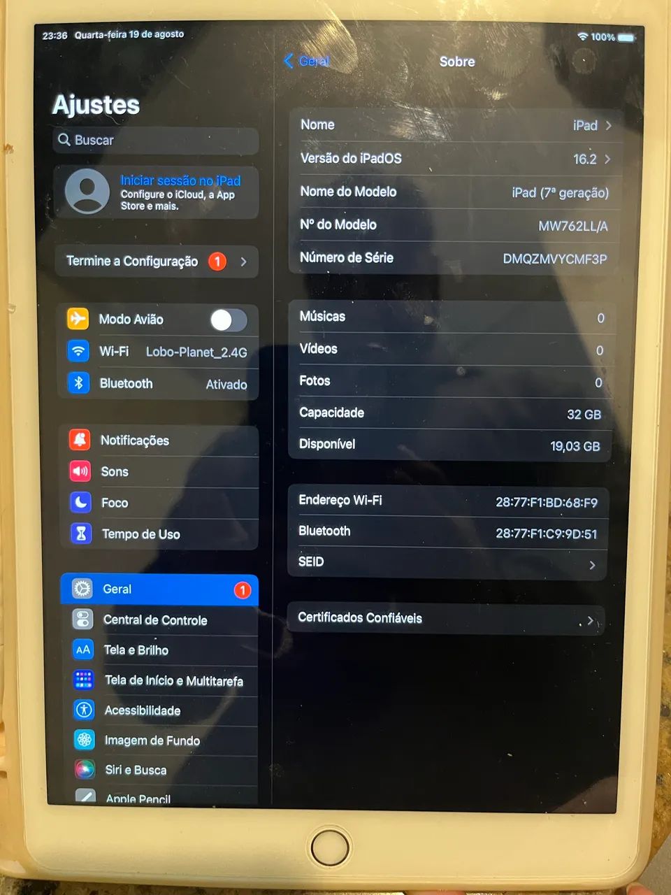 iPad 7° geração 32gb Nunca aberto. - Foto 2