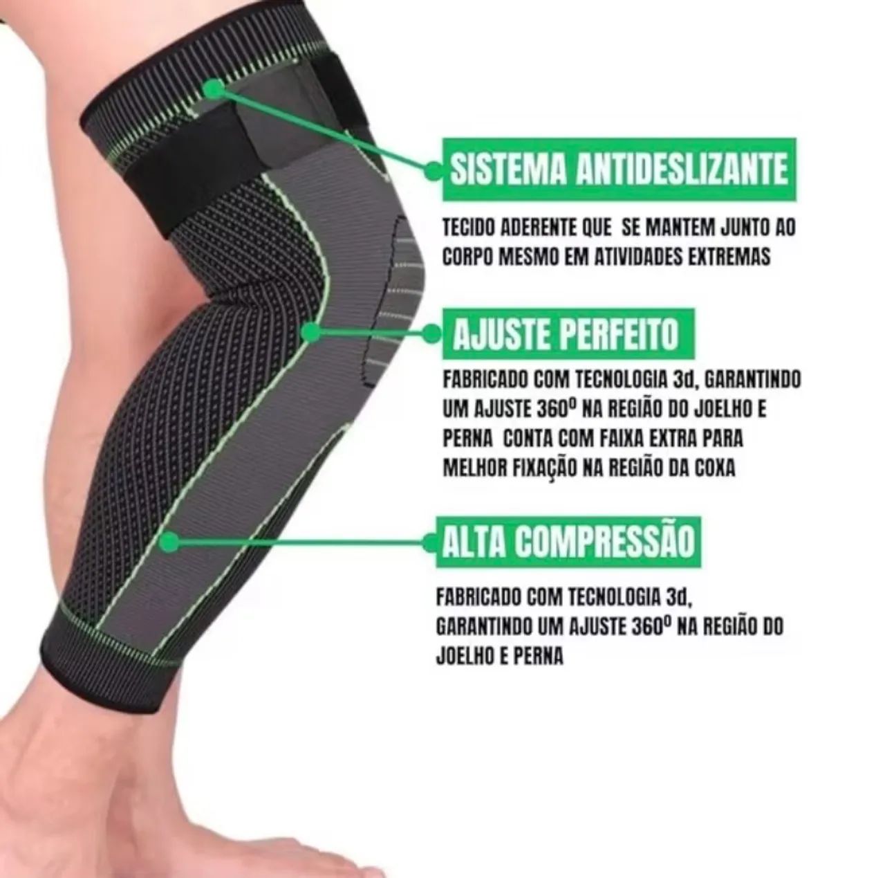 Joelheira Longa para esportes - Foto 3