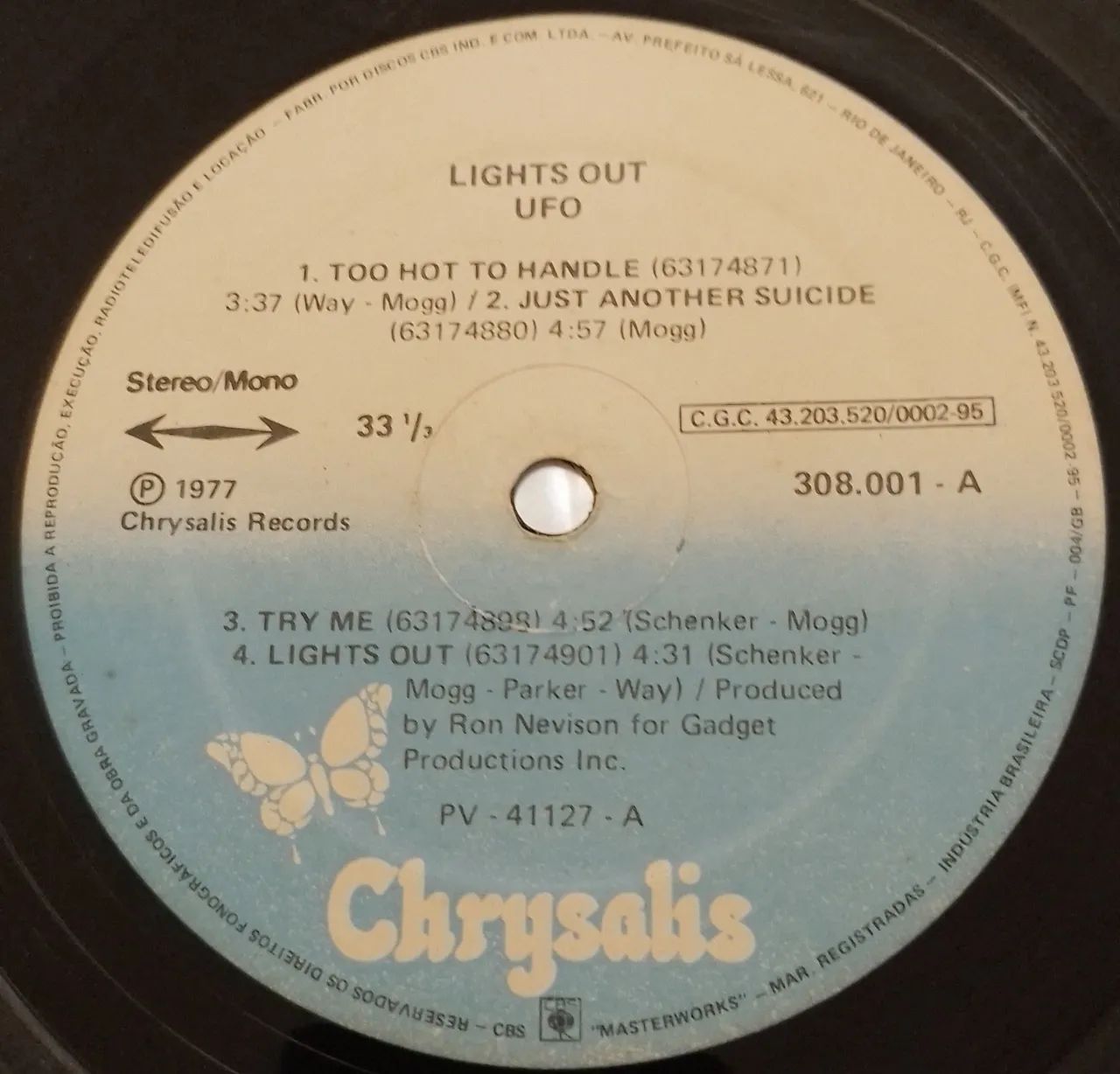 UFO - Lights Out LP Disco Vinil (G+/VG+) - Foto 4