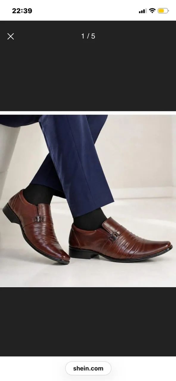 Sapato social cor Marron  - Foto 2