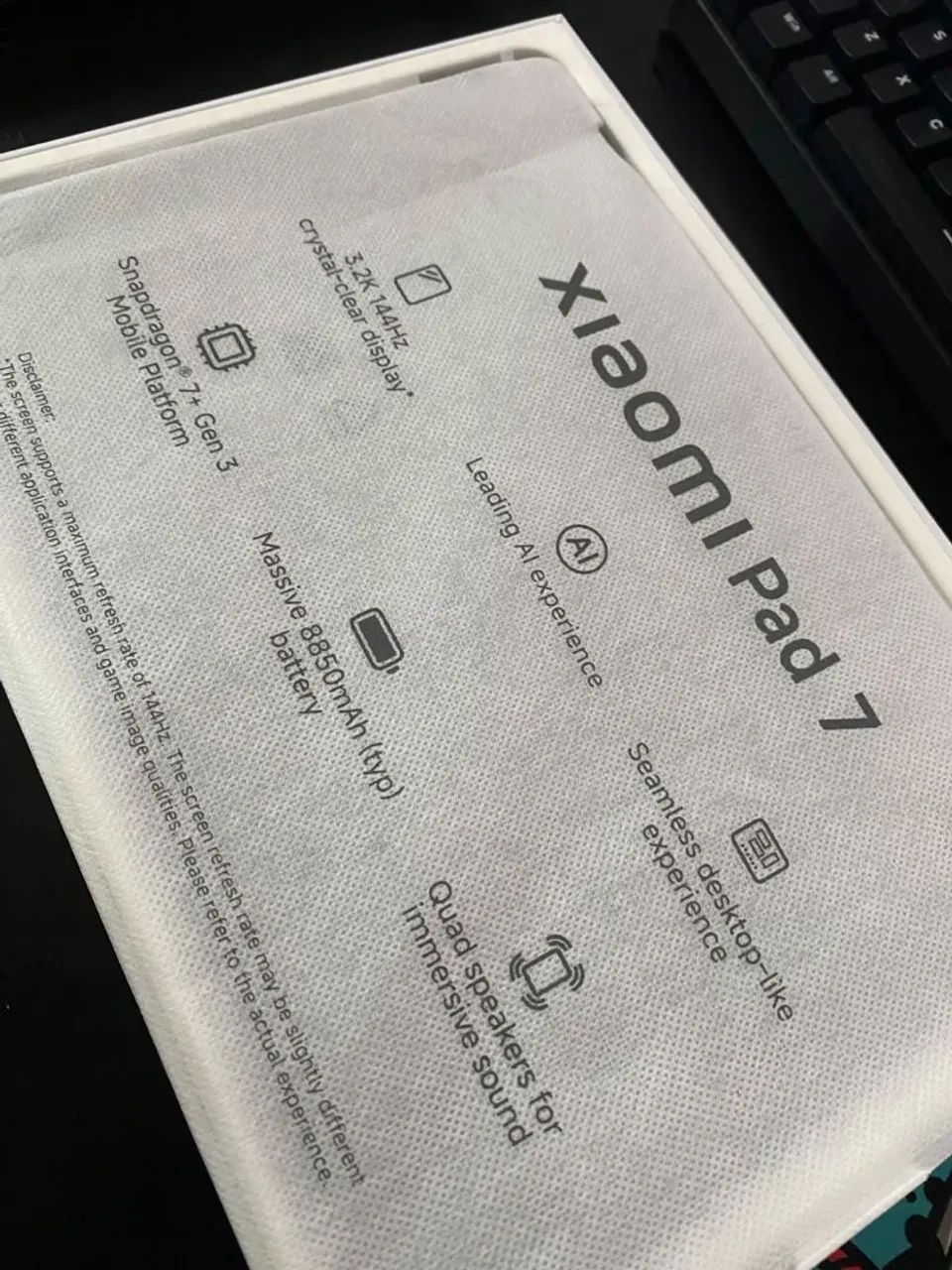 TABLET XAIOMI PAD 7 CINZA COM 12GB DE RAM E 256 GB DE ROM - Foto 3