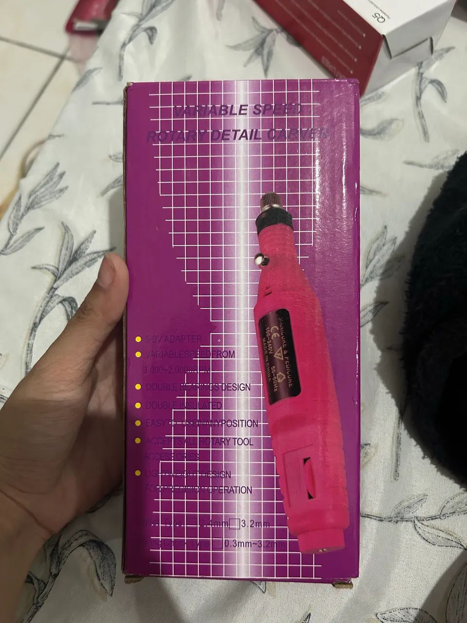 KIT LIXA ELÉTRICA PARA MANICURE & PEDICURE - Foto 2