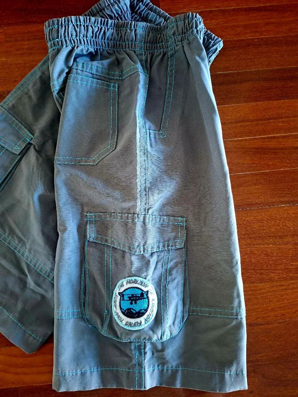 SHORT CINZA TAM 8 - Foto 2