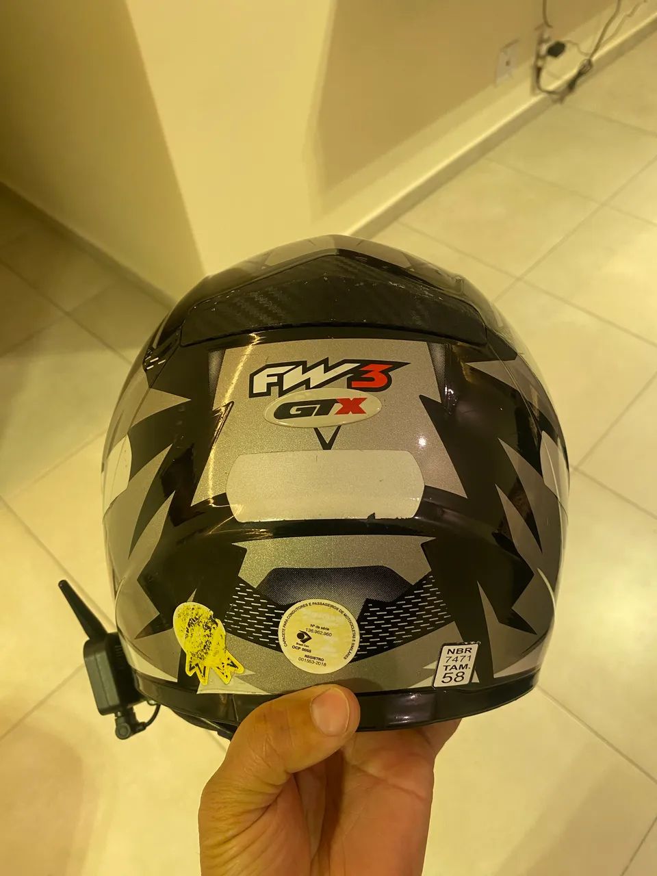 Capacete fw3 fechado  - Foto 4