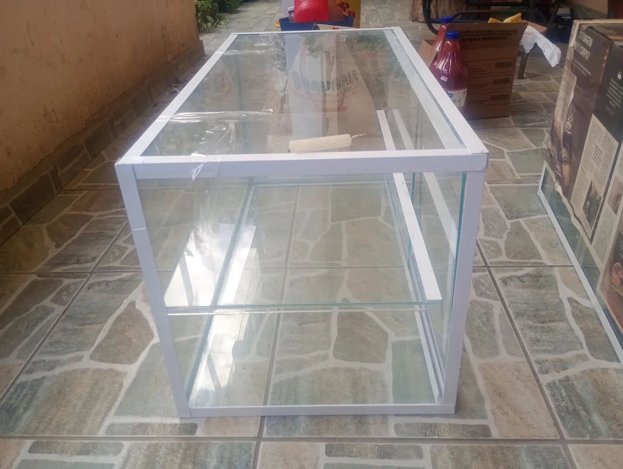 Vitrine para vender salgado