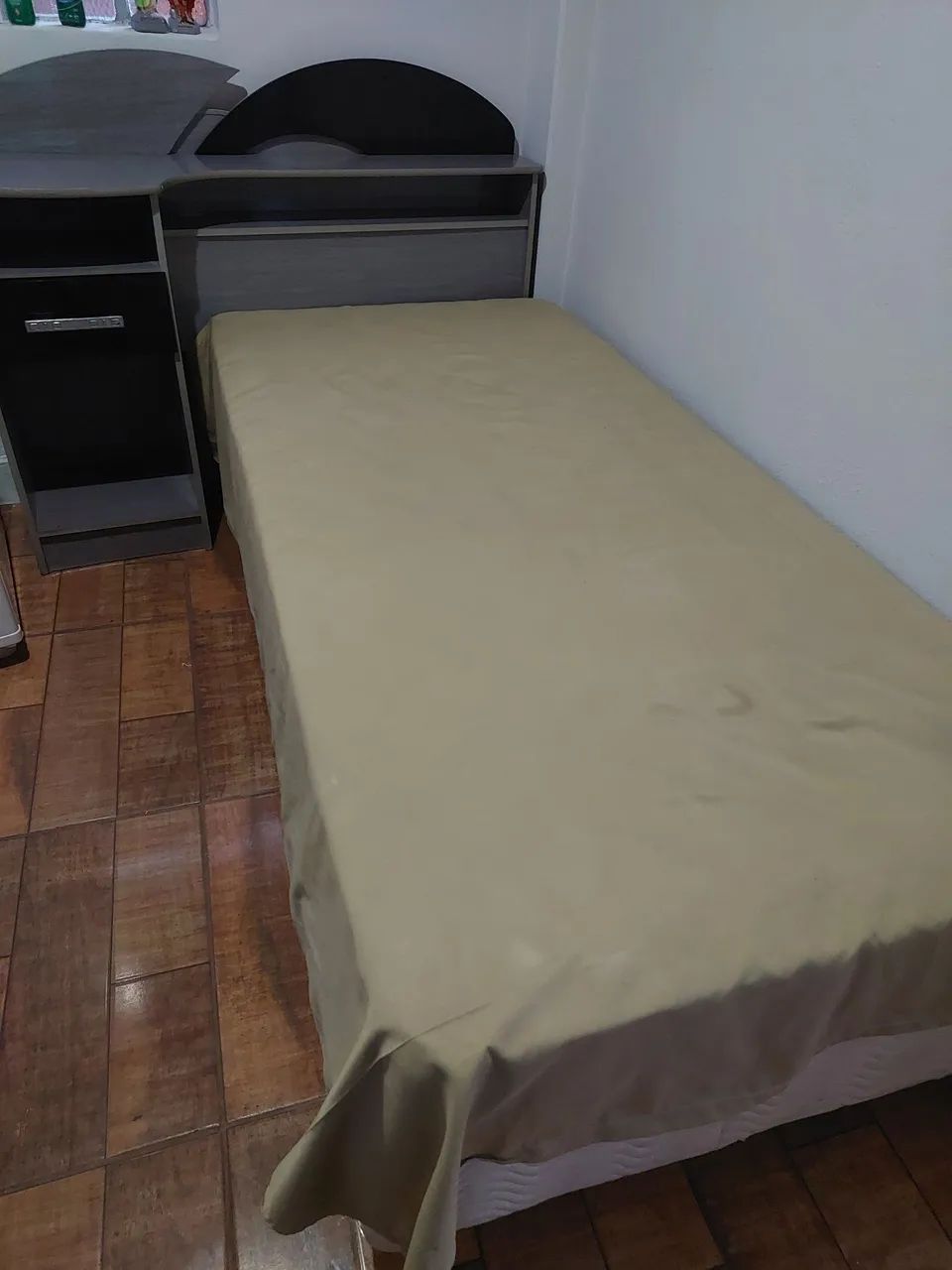 Cama Box  Solteiro + Cabeceira 