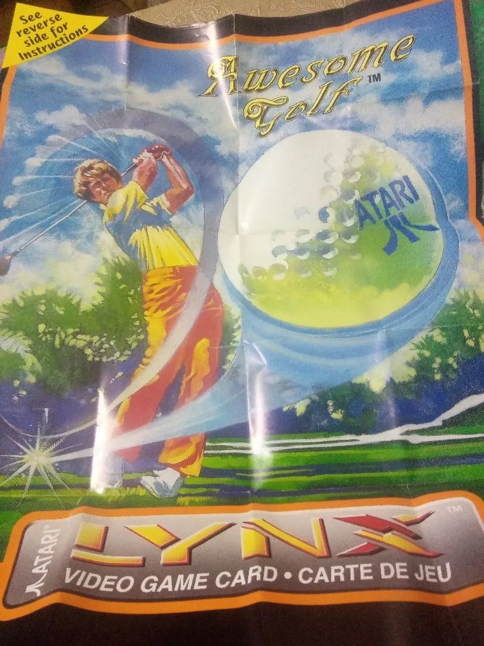Jogo Awesome Golf Atari Linx - Foto 3