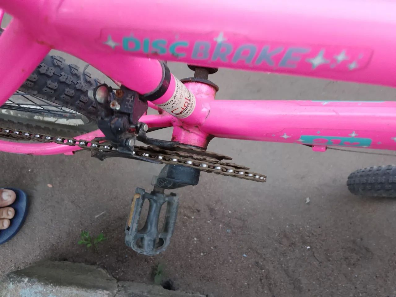 VENDO BICICLETA JUVENIL FEMININA - Foto 5