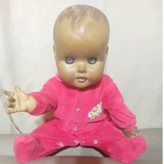 Boneca Antiga Estrela 58 cm Vintage Bebê Clássico Colecionador