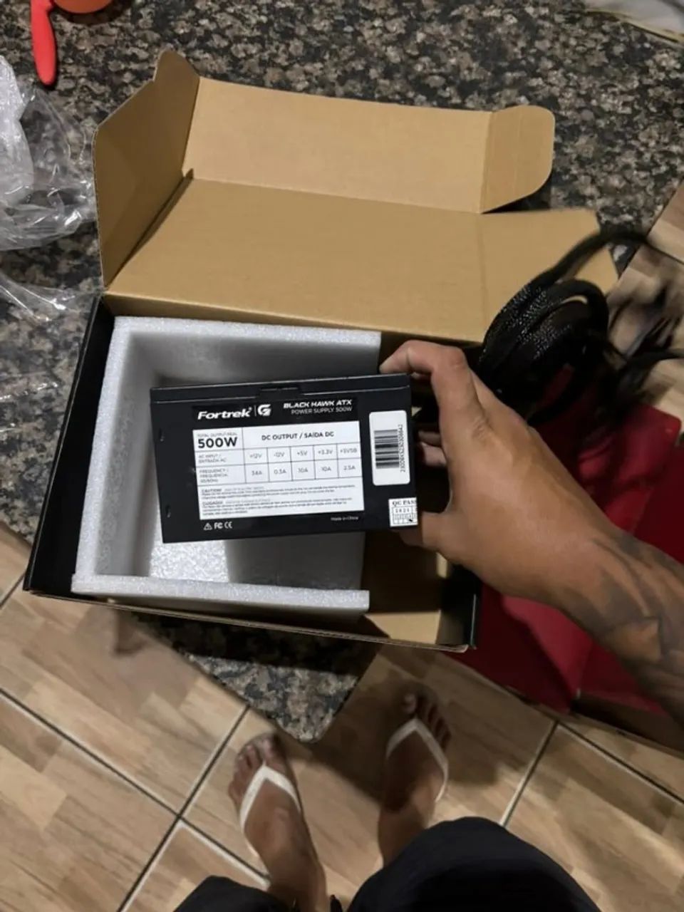 Fonte Fortrek 500w 80plus bronze  - Foto 4